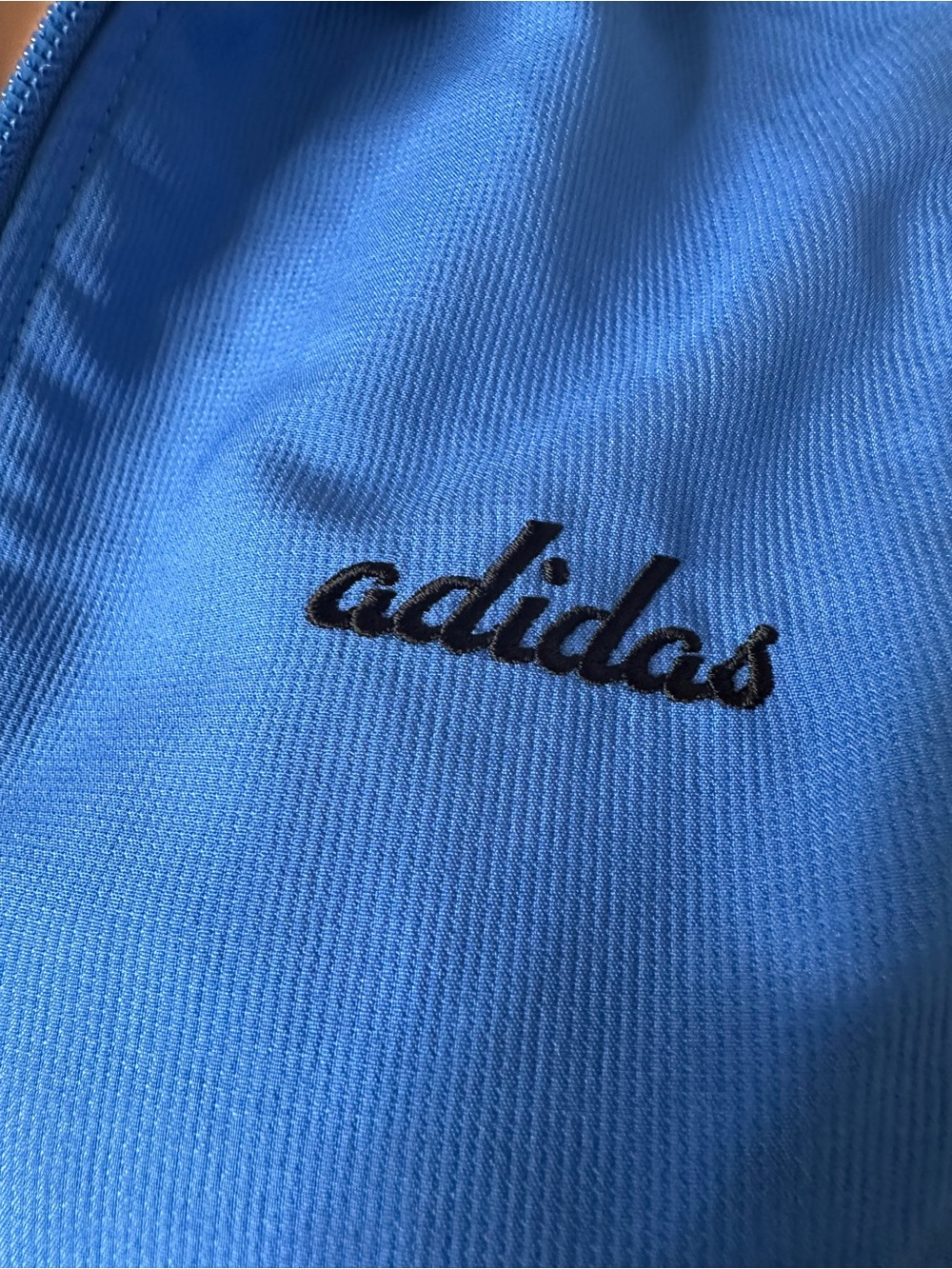 adidas Royal Blue Track Jacket with Black Stripe Detailing - Picture 2 of 14
